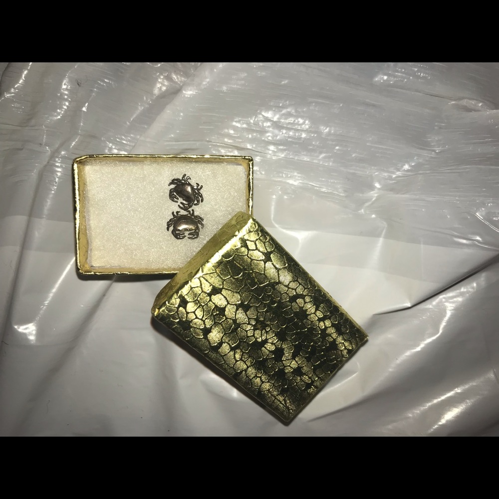 sand crab earrings